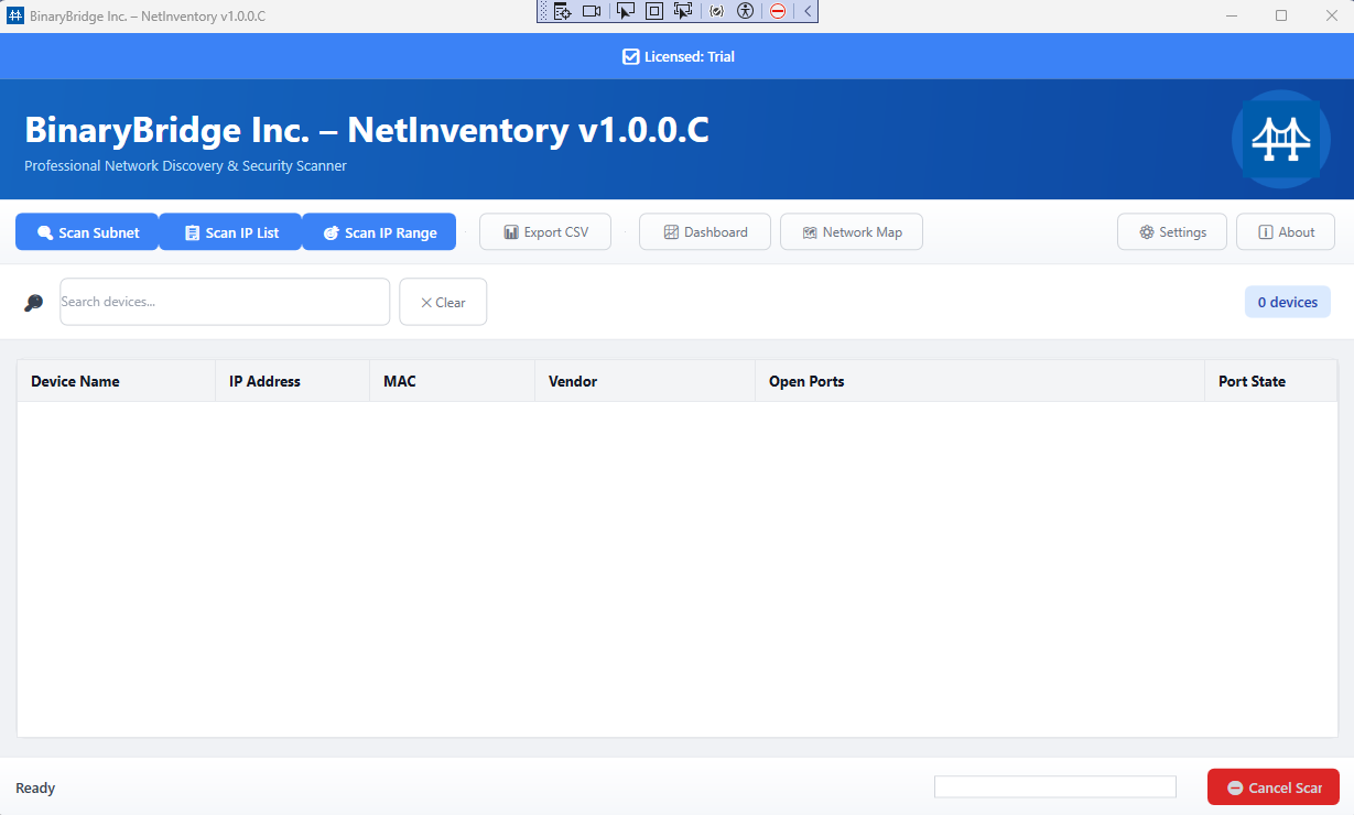 NetInventory仪表板